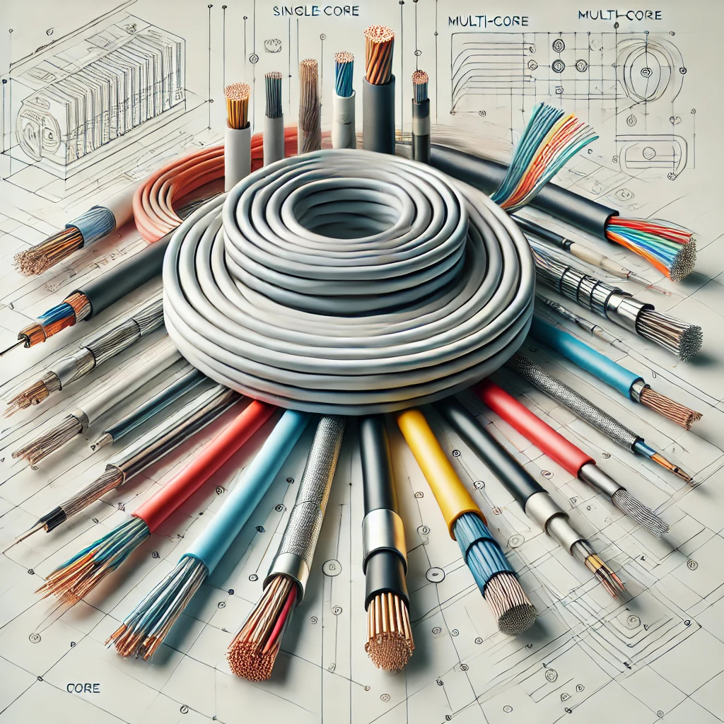  Reliable wires and cables from Finolex, Polycab, Orbit, and BCH for industrial and residential use.